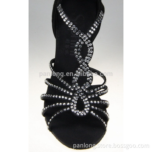 2015 New Arrival Dance Sandal Black Dance Shoe